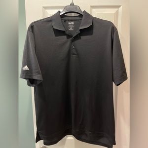 Adidas Climalite Golf Shirt Men’s XL Short Sleeve Pullover Black